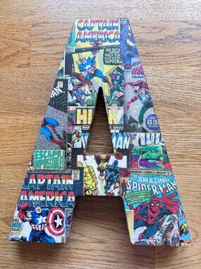Marvel Comics Wall Decor Letter A